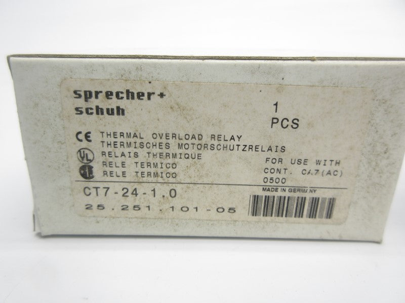 SPRECHER+SCHUH CT7-24-1.0 6000V 0.6-1.0A NSMP