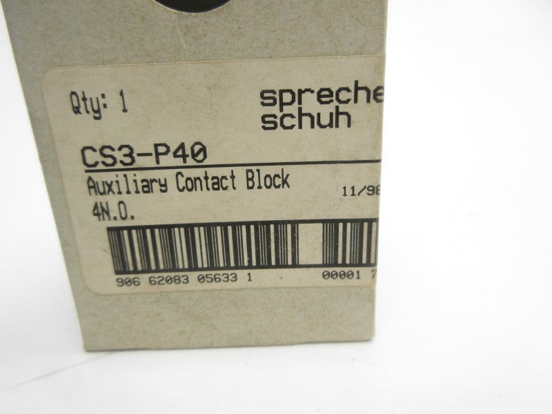 SPRECHER+SCHUH CS3-P40 690V 16A NSMP