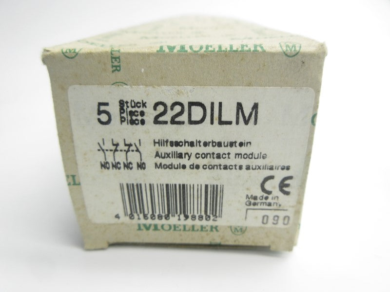 KLOCKNER MOELLER 22DILM (PKG OF 5) NSMP
