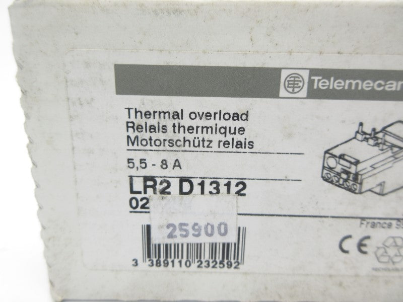 TELMECANIQUE LR2D1312 5.5-8A NSFS