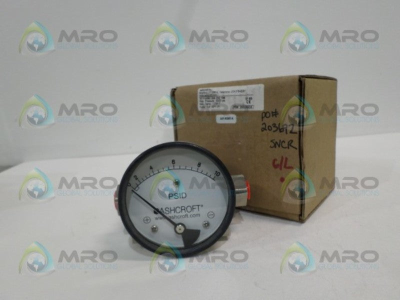 ASHCROFT 351130SD25SXV210 DIFFERENTAL PRESSURE GAUGE  NSMP