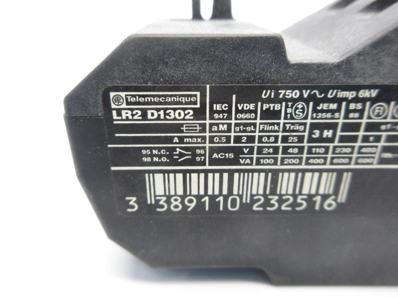 TELEMECANIQUE LR2D1302 750V 0.16-25A NSNP