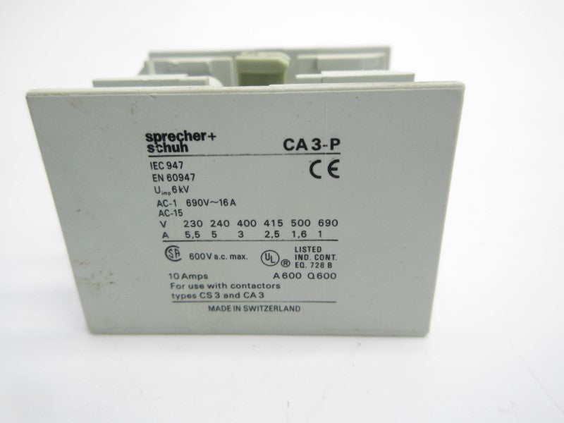 SPRECHER+SCHUH CA3-P-31 690V 16A NSNP