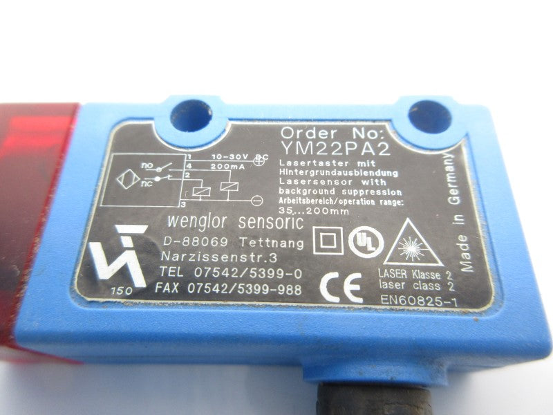 WENGLOR YM22PA2 10-30VDC NSNP