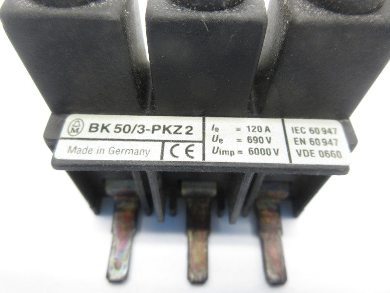 KLOCKNER MOELLER BK50/3-PKZ2 6000V 120A NSNP