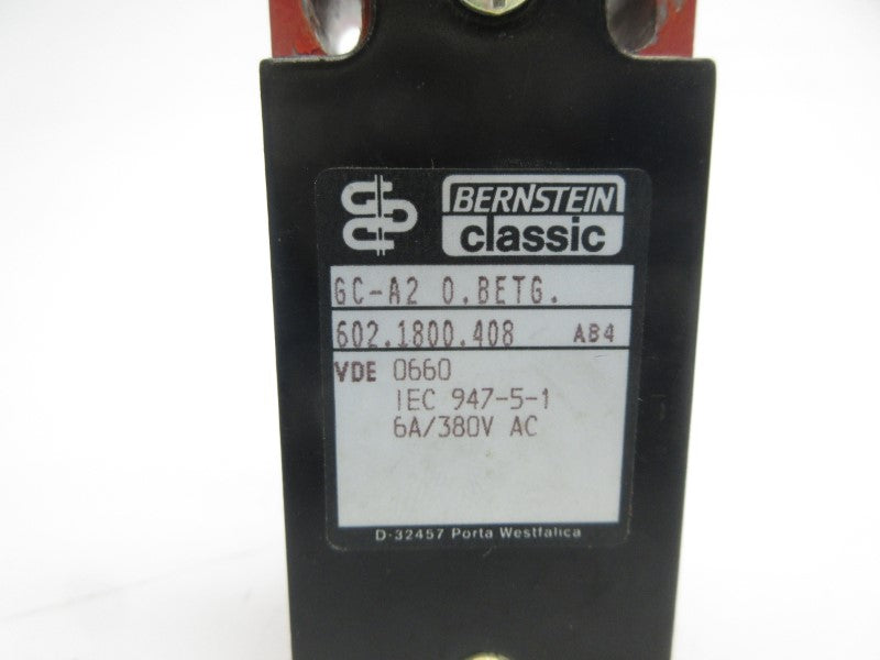 BERNSTEIN GC-A20.BETG. 602.1800.408 380VAC 6A UNMP