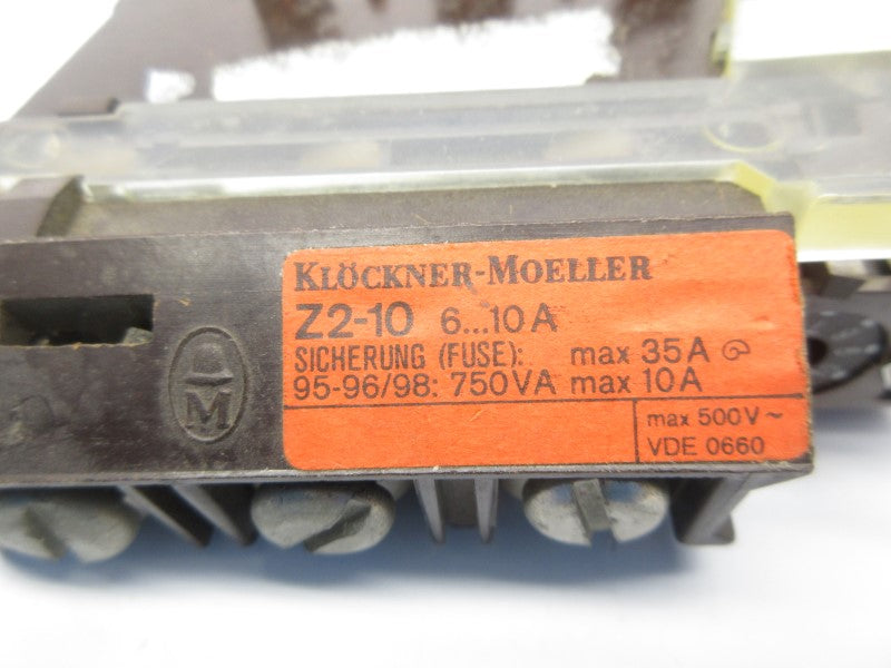 KLOCKNER MOELLER Z2-10 500V 6-10A UNMP