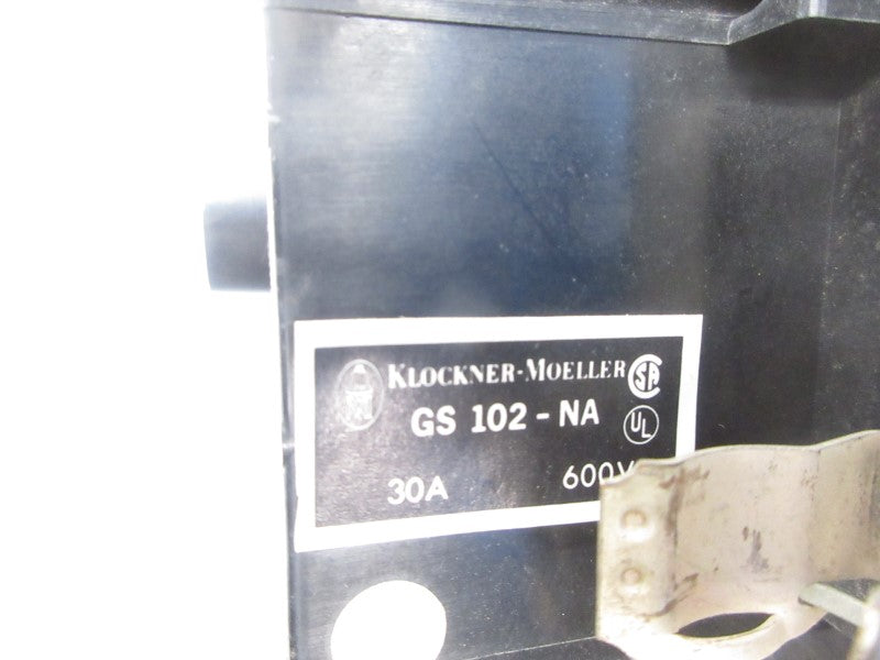 KLOCKNER MOELLER GS102-NA 600V 30A UNMP