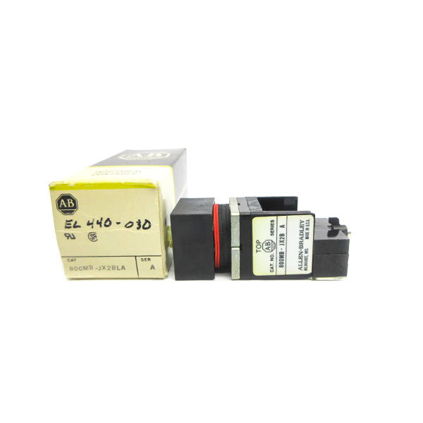 ALLEN BRADLEY 800MB-JX2BLA SER. A (BK/YL) NSMP