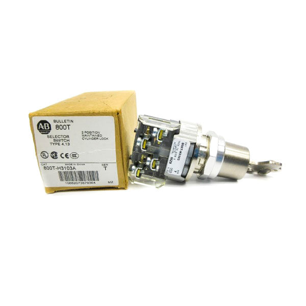 ALLEN BRADLEY 800T-H3103A SER. T (BR/WH) NSMP