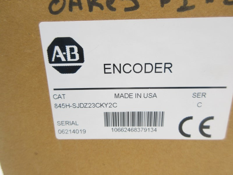 ALLEN BRADLEY 845H-SJDZ23CKY2C SER. C 8-24VDC (BR/WH) NSMP
