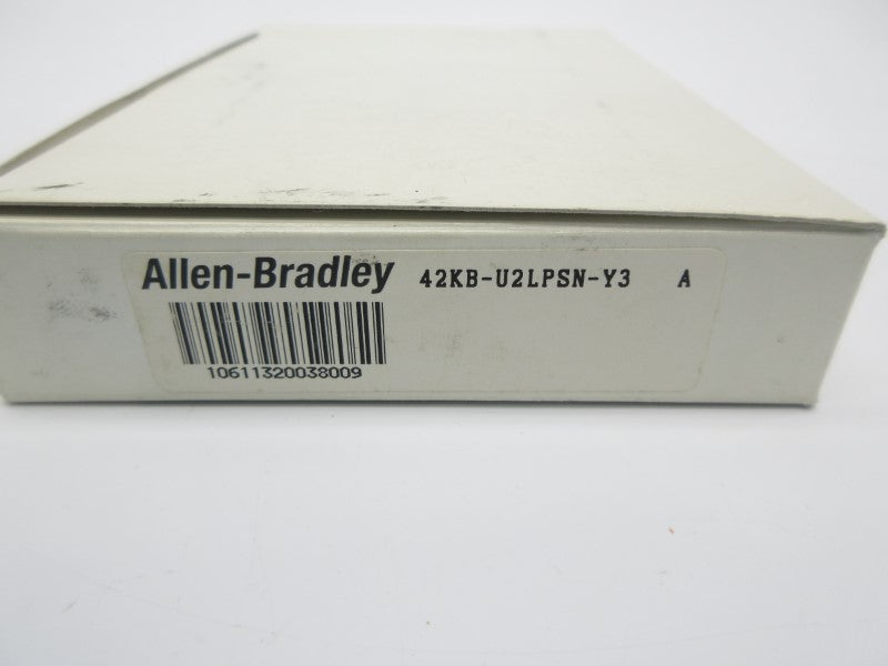 ALLEN BRADLEY 42KB-U2LPSN-Y3 SER. A 12-24VDC (WH) NSMP