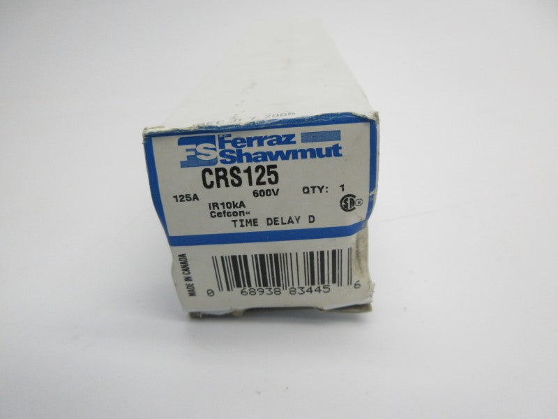 FERRAZ SHAWMUT CRS125 600VAC 125A NSMP