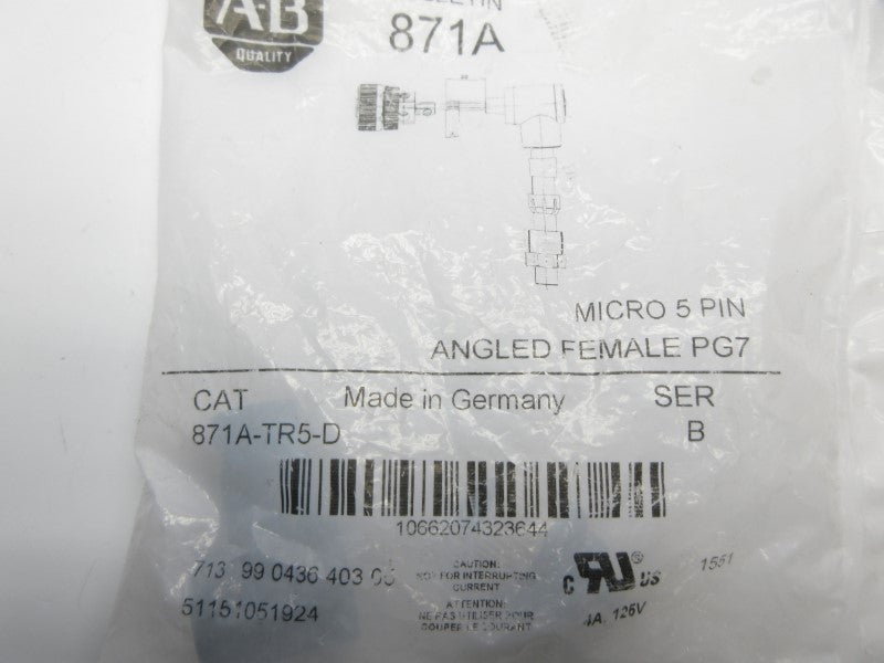 ALLEN BRADLEY 871A-TR5-D SER. B NSMP