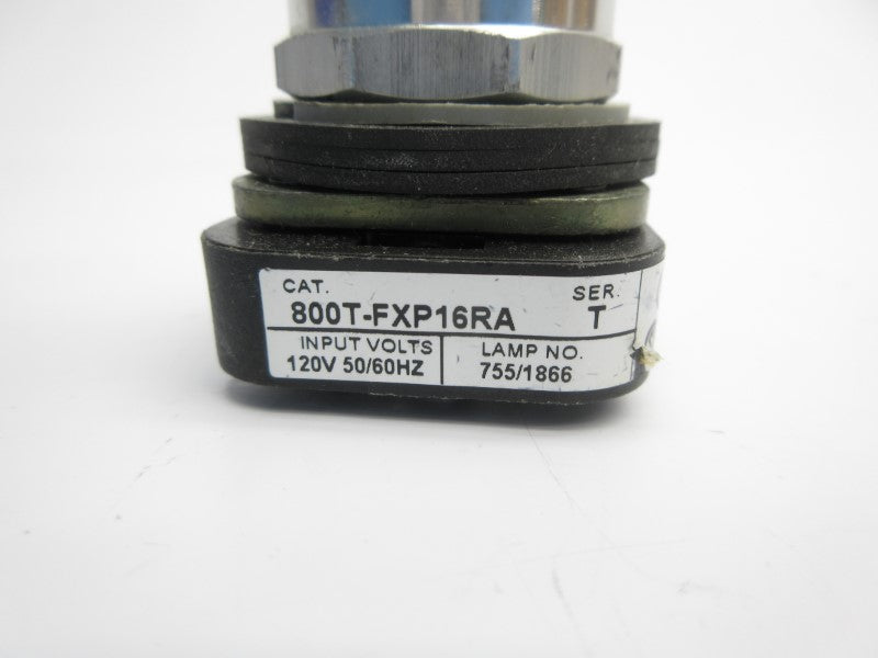 ALLEN BRADLEY 800T-FXP16RA SER. T 120V (AS PICTURED) NSNP