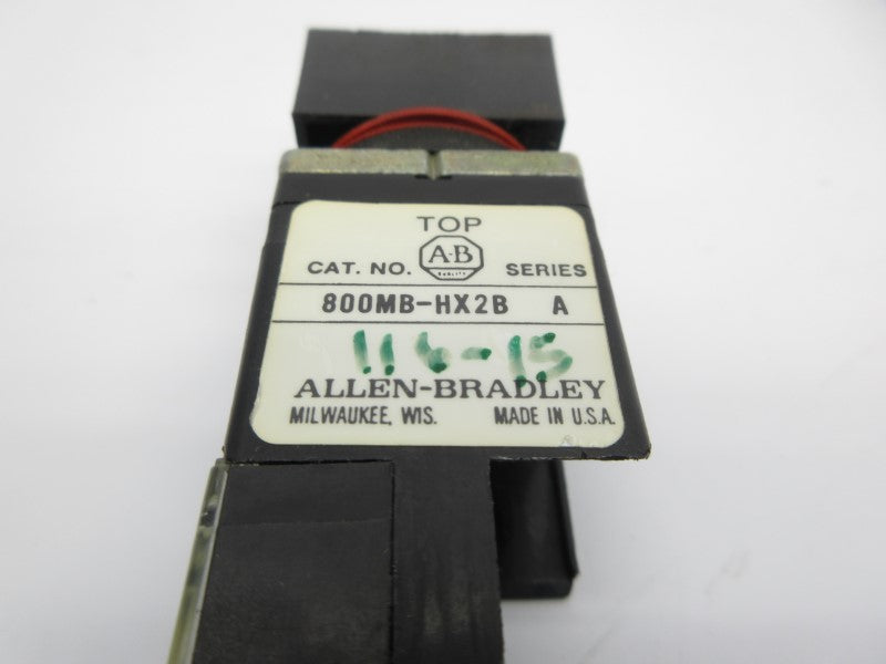 ALLEN BRADLEY 800MB-HX2B SER. A NSNP