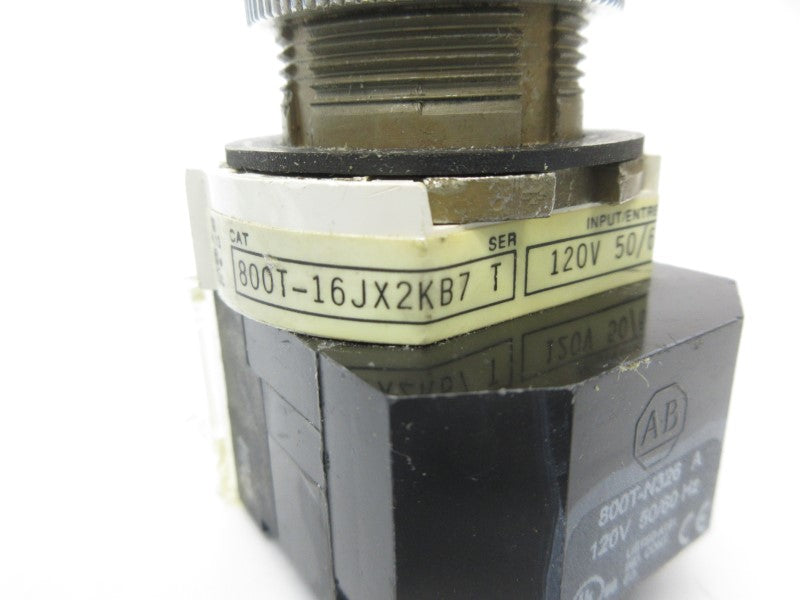 ALLEN BRADLEY 800T-16JX2KB7 SER. T 120V NSNP