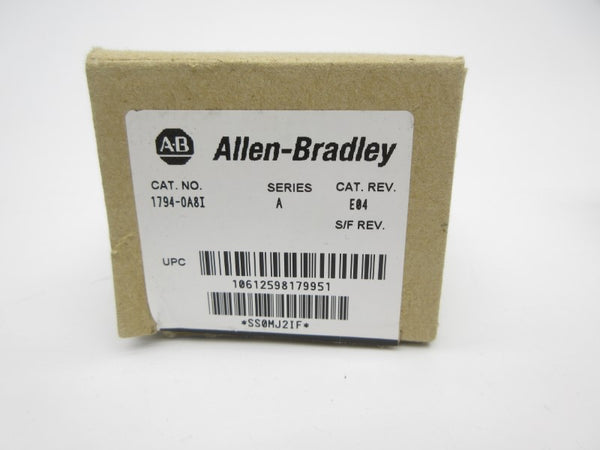 ALLEN BRADLEY 1794-OA8I SER. A 120VAC REV. E04 NSMP