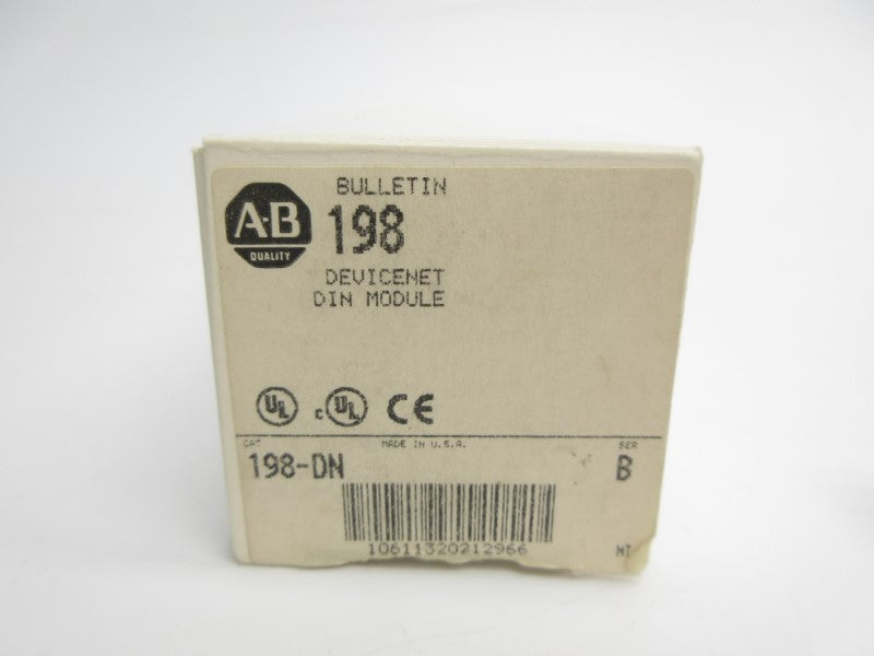 ALLEN BRADLEY 198-DN SER. B F/W 3.001 (WH) NSMP