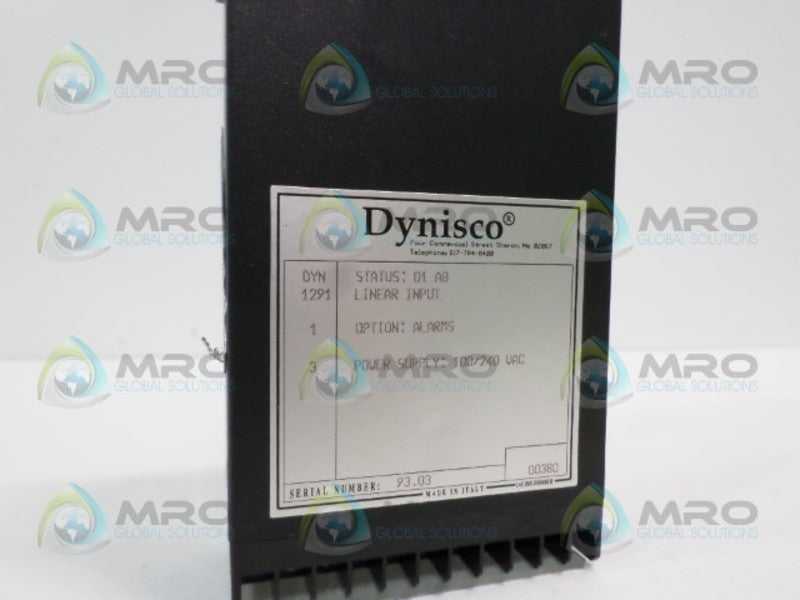 DYNISCO 1291-1-3 CONTROLLER 100/240VAC  NSNP