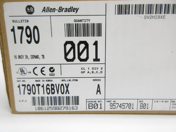 ALLEN BRADLEY 1790-T16BVOX SER. A 24VDC NSMP