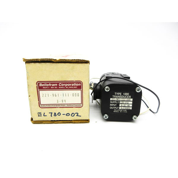 BELLOFRAM 221-961-111-000 3-120PSI NSMP
