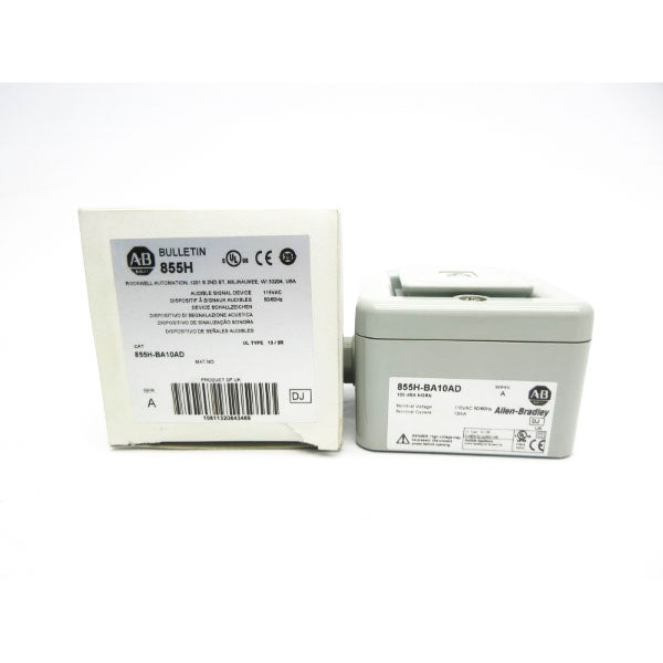 ALLEN BRADLEY 855H-BA10AD SER. A 115VAC (WH) NSMP