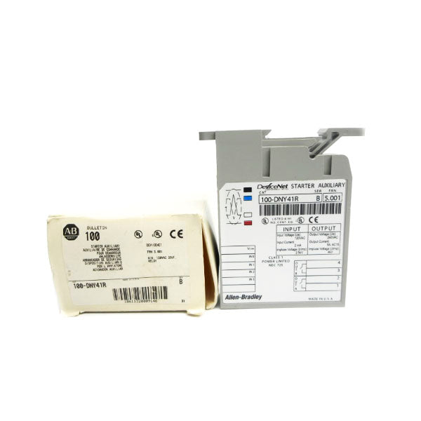 ALLEN BRADLEY 100-DNY41R SER. B F/W 5.001 120VAC (WH) NSMP