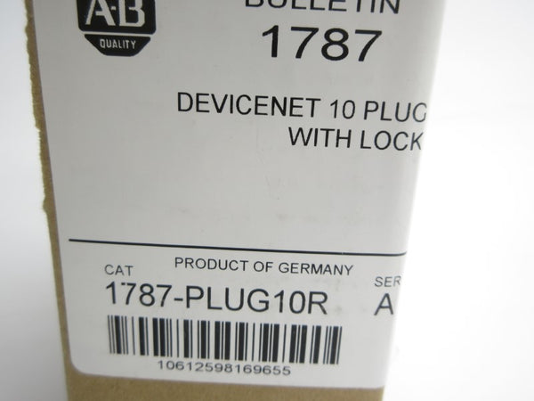 ALLEN BRADLEY 1787-PLUG10R SER. A (PKG OF 10) NSMP