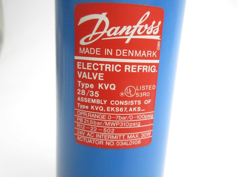 DANFOSS 034L0106 KVQ  0-100PSI NSNP
