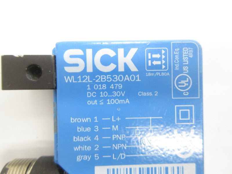 SICK WL12L-2B530A01 1018479 10-30VDC NSNP