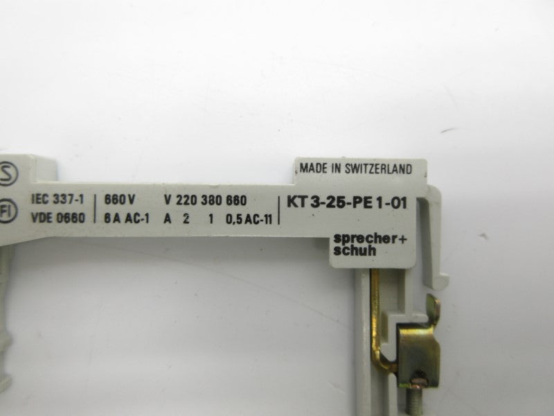 SPRECHER+SCHUH KT3-25-PE1-01 660V NSNP