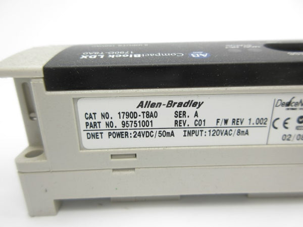 ALLEN BRADLEY 1790D-T8A0 SER. A F/W 1.002 120VAC NSNP