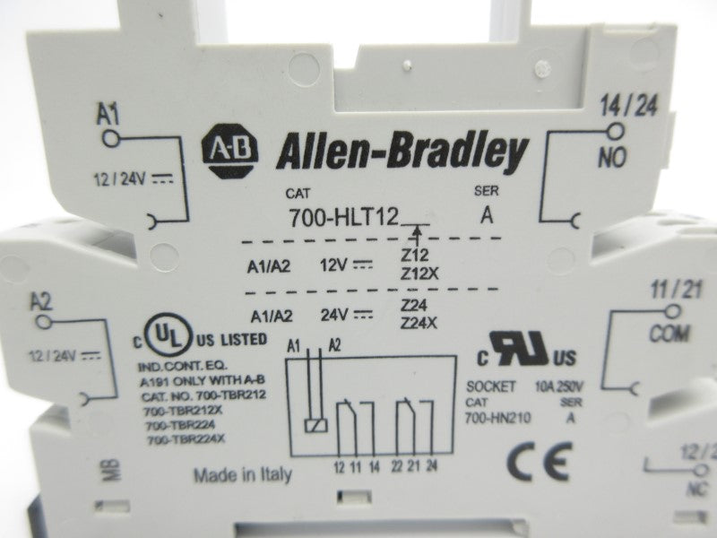 ALLEN BRADLEY 700-HLT12 SER. A 12/24V NSNP
