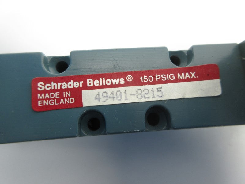 SCHRADER BELLOWS 49401-8215 150PSI 93-121V NSNP