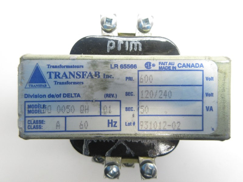 TRANSFAB DO0050QH 120/240V NSNP
