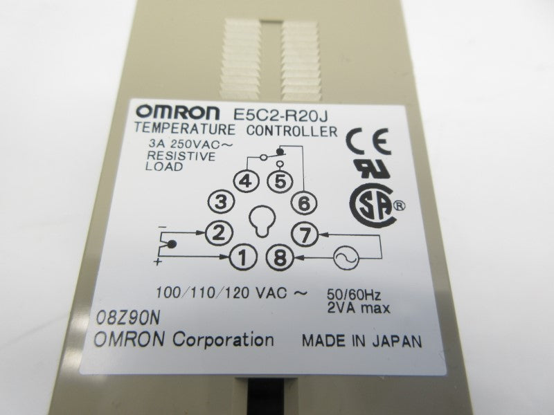 OMRON E5C2-R20J 100/110/120VAC 0-750'F/0-400'C NSNP