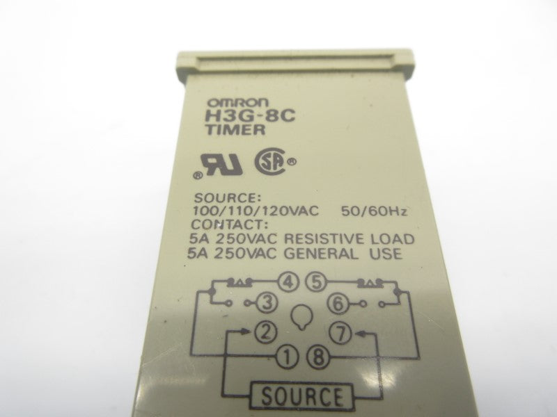 OMRON H3G-8C 100/110/120VAC 0-30S NSNP