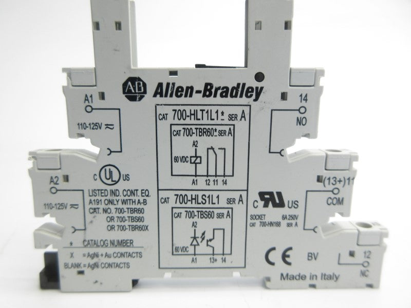 ALLEN BRADLEY 700-HLT1L1 SER. A 110-125V NSNP