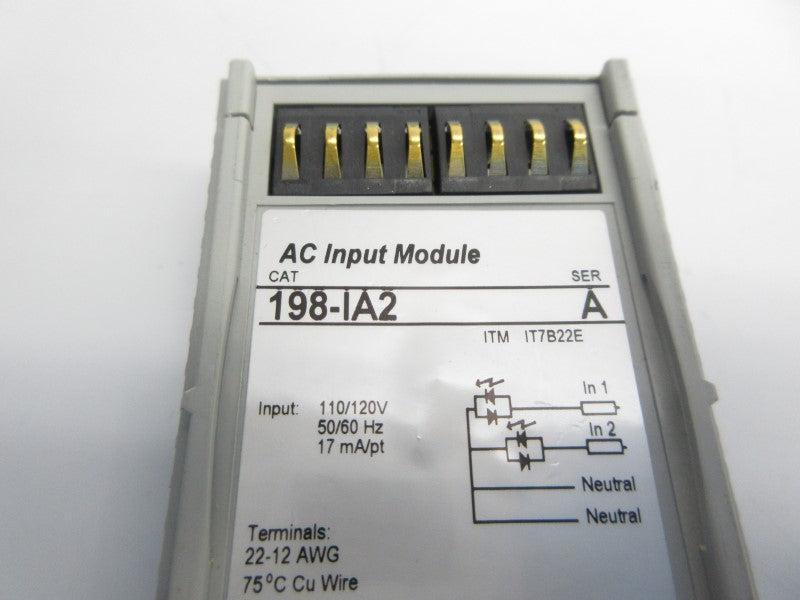 ALLEN BRADLEY 198-IA2 SER. A 110/120V NSNP