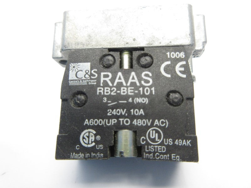 C&S RB2-BE-101 240V 10A (AS PICTURED) NSNP