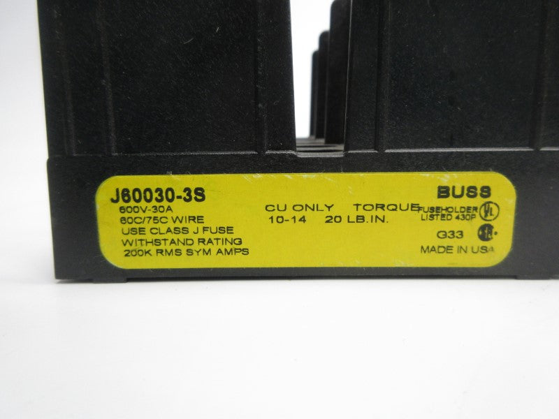 BUSSMANN J60030-3S 600V 30A NSNP