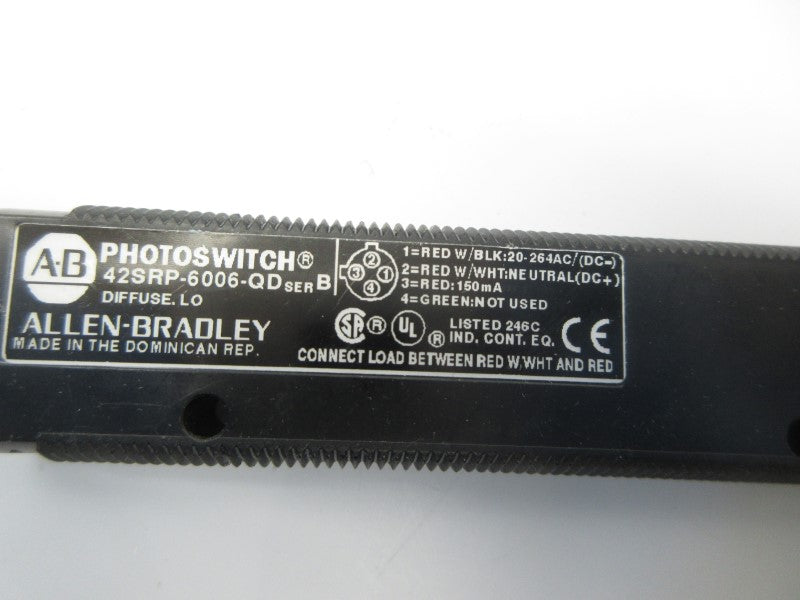 ALLEN BRADLEY 42SRP-6006-QD SER. B 20-264VAC/DC NSNP