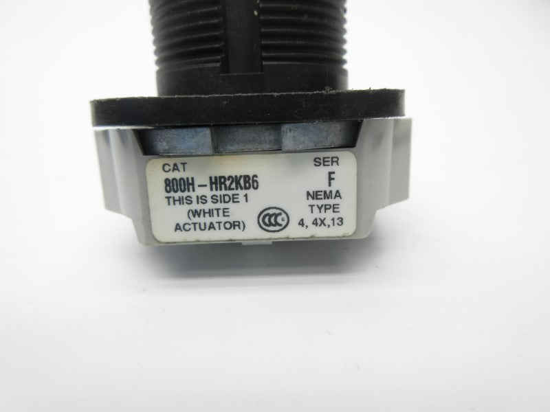 ALLEN BRADLEY 800H-HR2KB6 SER. F (AS PICTURED) NSNP