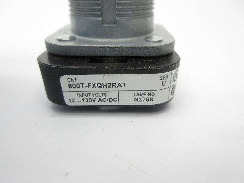 ALLEN BRADLEY 800T-FXQH2RA1 SER. U 12-130VAC/DC (AS PICTURED) NSNP