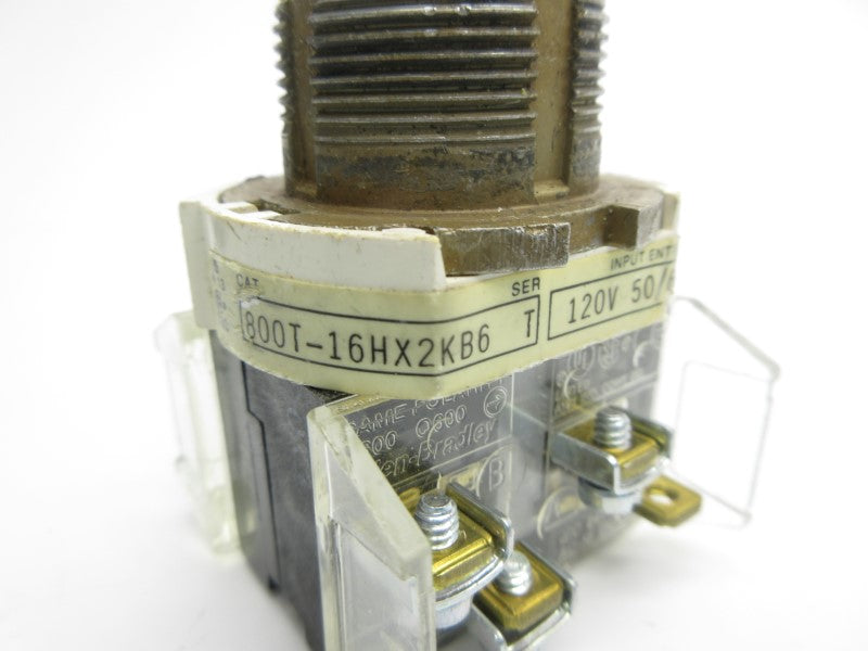 ALLEN BRADLEY 800T-16HX2KB6 SER. T 120V (AS PICTURED1) NSNP