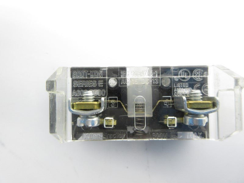 ALLEN BRADLEY 800T-XD5 SER. E 600V NSNP