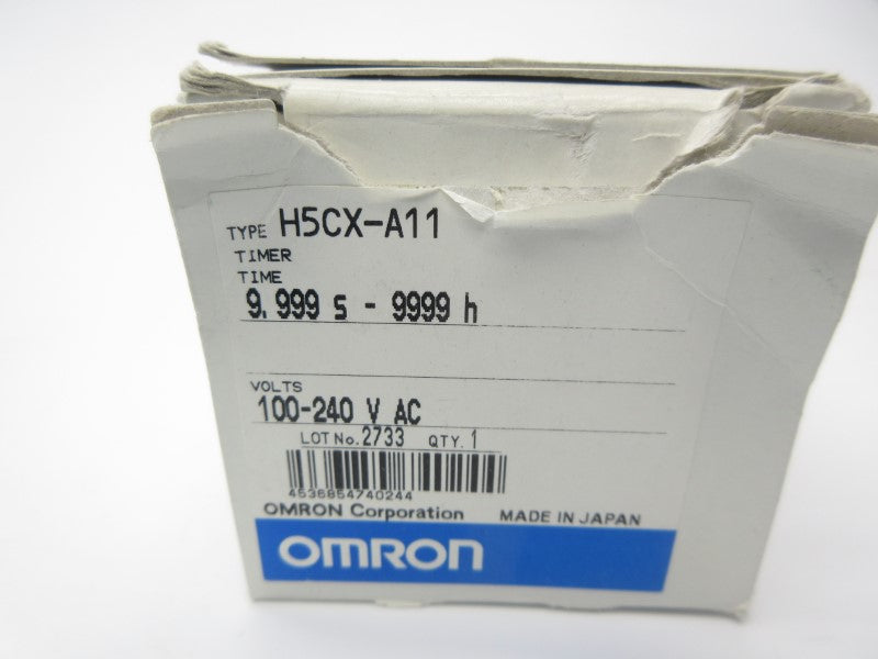 OMRON H5CX-A11 100-240VAC 9,999S-9999H NSMP