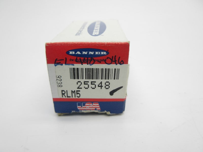BANNER ENGINEERING RLM5 25548 (BL/RD) NSMP