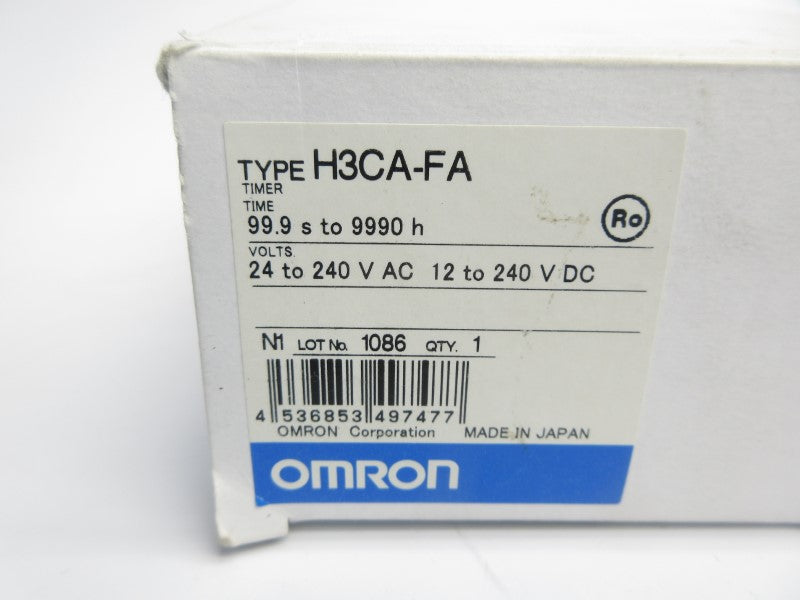 OMRON H3CA-FA 24-240VAC 99.9S-9990H NSMP